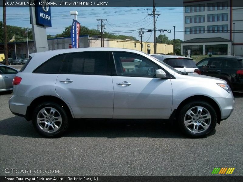 Billet Silver Metallic / Ebony 2007 Acura MDX Technology