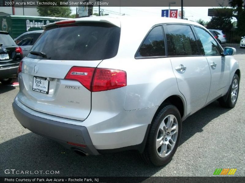 Billet Silver Metallic / Ebony 2007 Acura MDX Technology