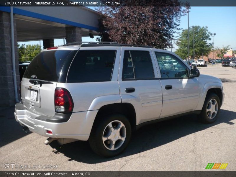 Silverstone Metallic / Light Gray 2008 Chevrolet TrailBlazer LS 4x4