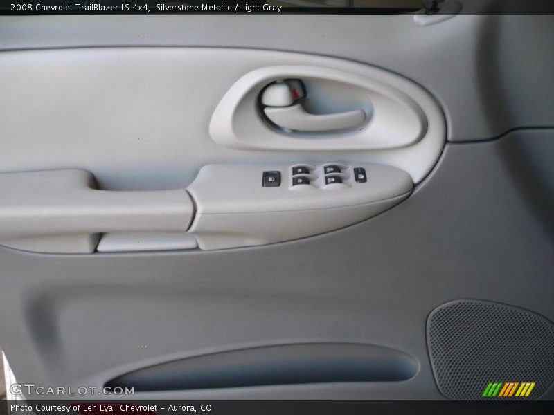 Silverstone Metallic / Light Gray 2008 Chevrolet TrailBlazer LS 4x4