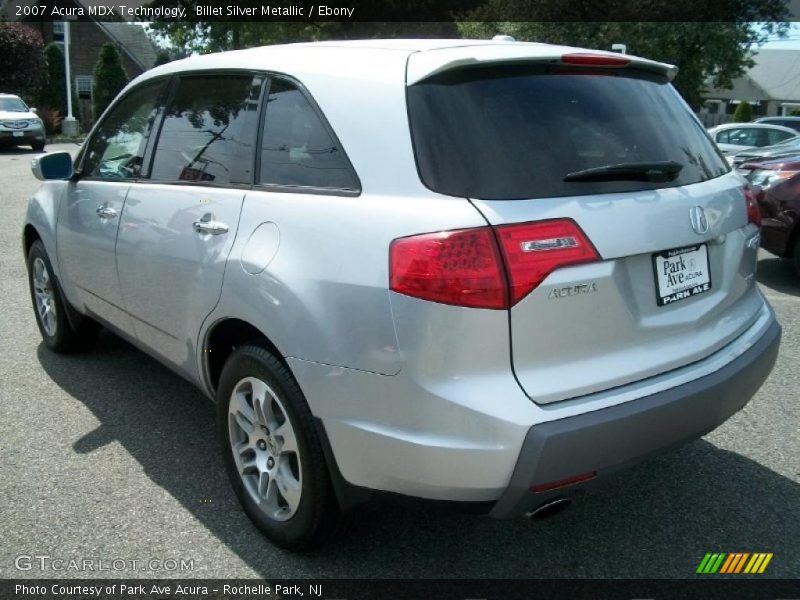 Billet Silver Metallic / Ebony 2007 Acura MDX Technology