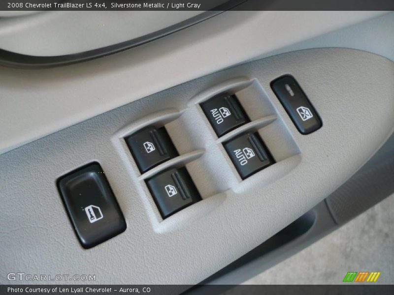 Silverstone Metallic / Light Gray 2008 Chevrolet TrailBlazer LS 4x4