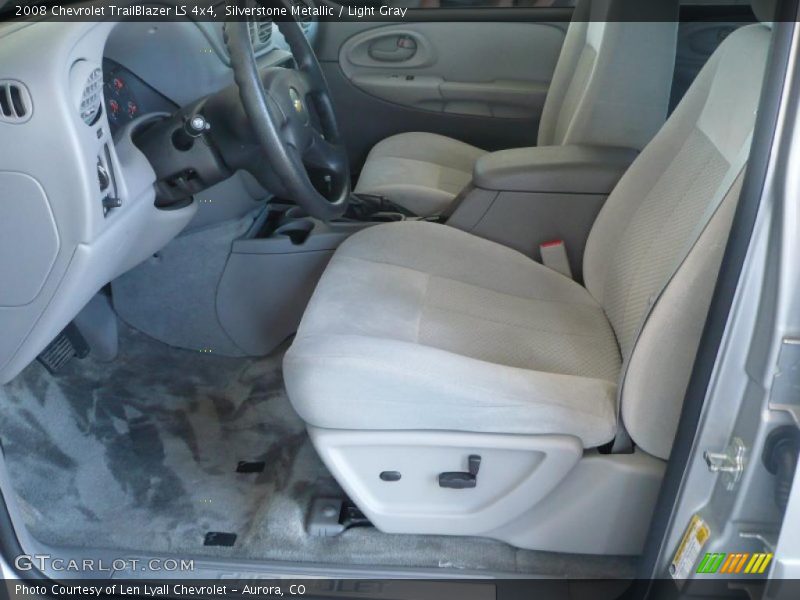 Silverstone Metallic / Light Gray 2008 Chevrolet TrailBlazer LS 4x4
