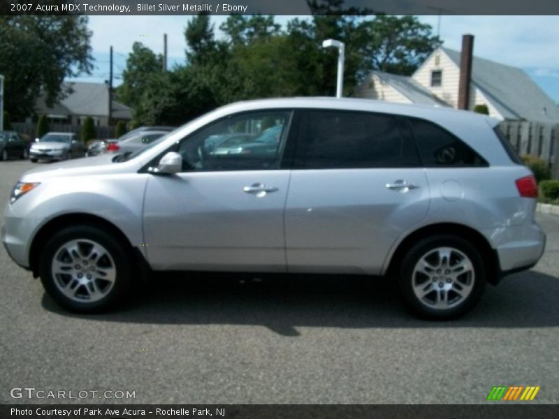 Billet Silver Metallic / Ebony 2007 Acura MDX Technology