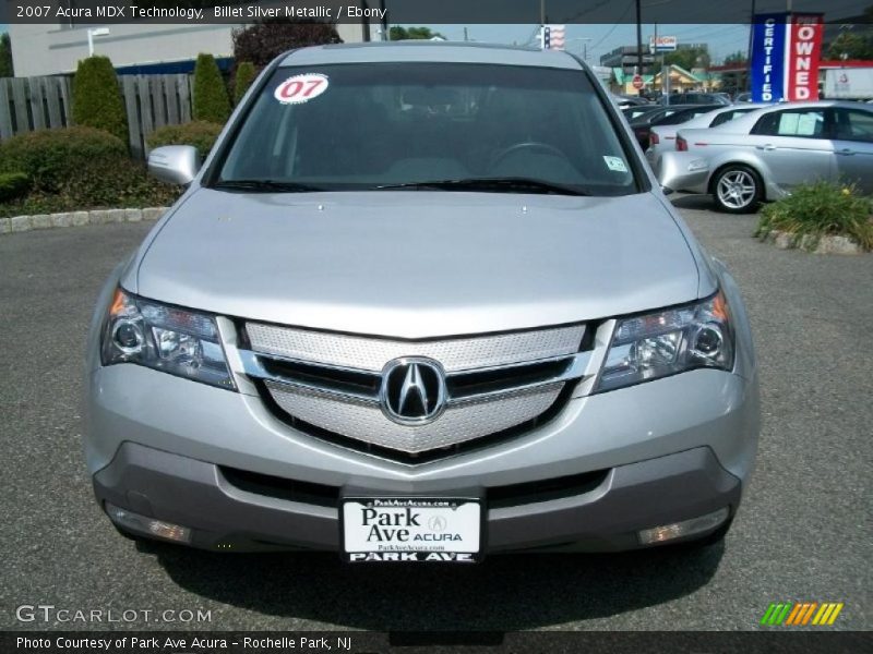 Billet Silver Metallic / Ebony 2007 Acura MDX Technology