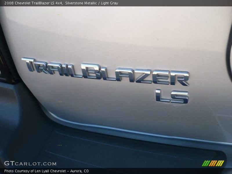 Silverstone Metallic / Light Gray 2008 Chevrolet TrailBlazer LS 4x4