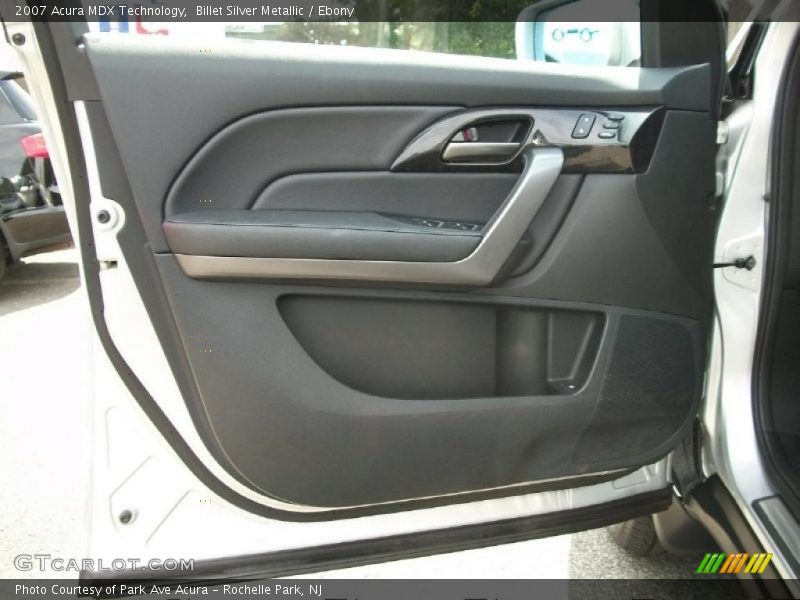 Billet Silver Metallic / Ebony 2007 Acura MDX Technology