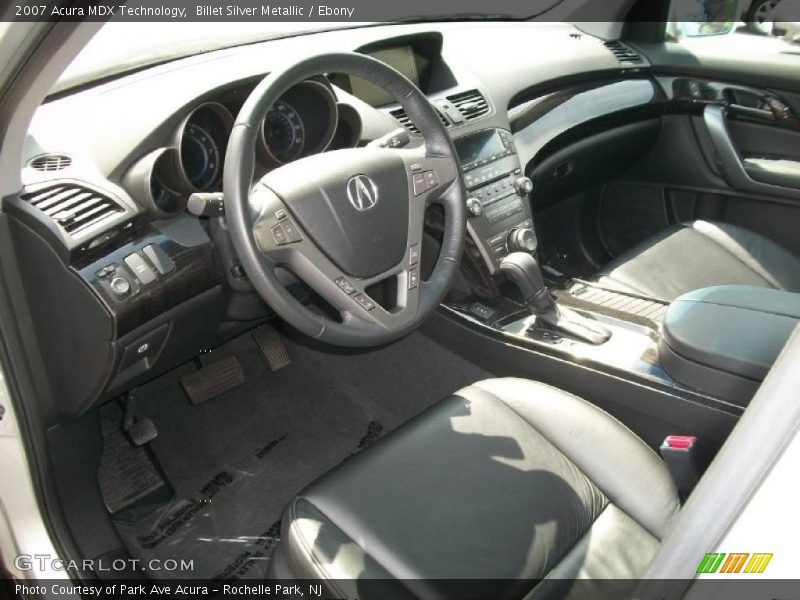 Billet Silver Metallic / Ebony 2007 Acura MDX Technology