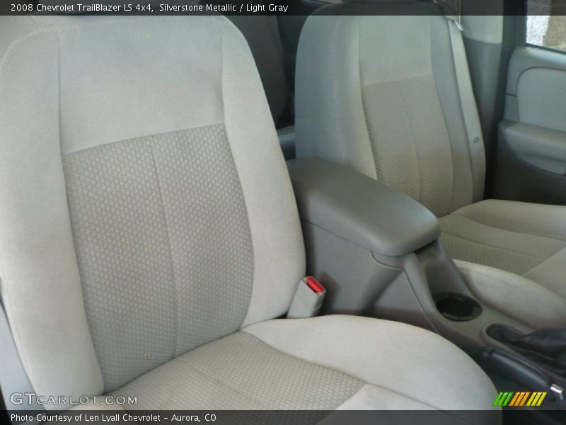 Silverstone Metallic / Light Gray 2008 Chevrolet TrailBlazer LS 4x4