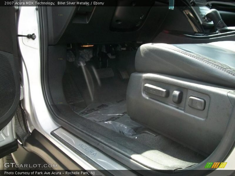 Billet Silver Metallic / Ebony 2007 Acura MDX Technology