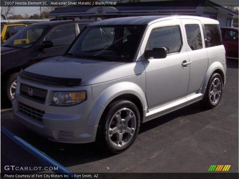Alabaster Silver Metallic / Black/Tribal 2007 Honda Element SC