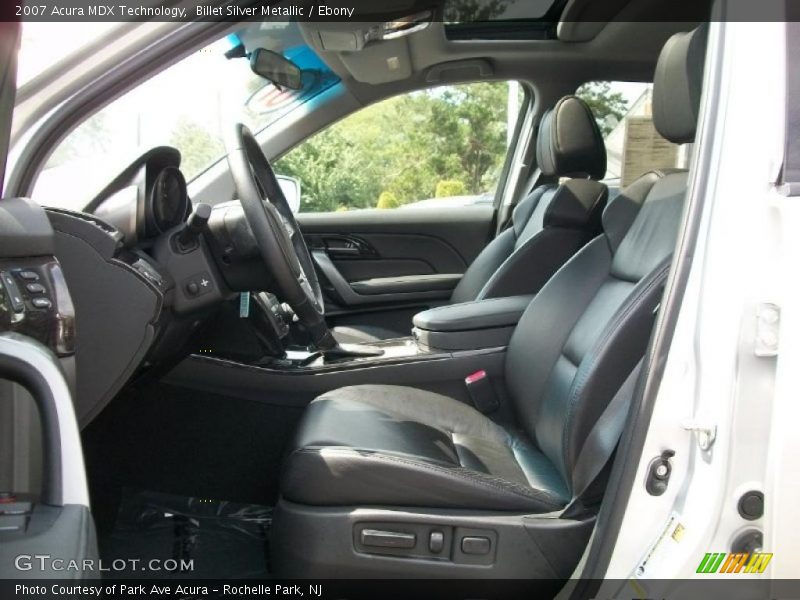 Billet Silver Metallic / Ebony 2007 Acura MDX Technology