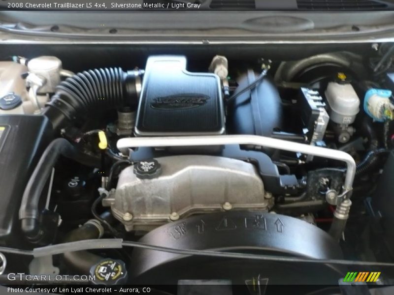 Silverstone Metallic / Light Gray 2008 Chevrolet TrailBlazer LS 4x4