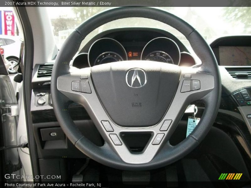 Billet Silver Metallic / Ebony 2007 Acura MDX Technology