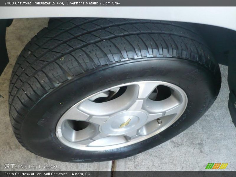 Silverstone Metallic / Light Gray 2008 Chevrolet TrailBlazer LS 4x4