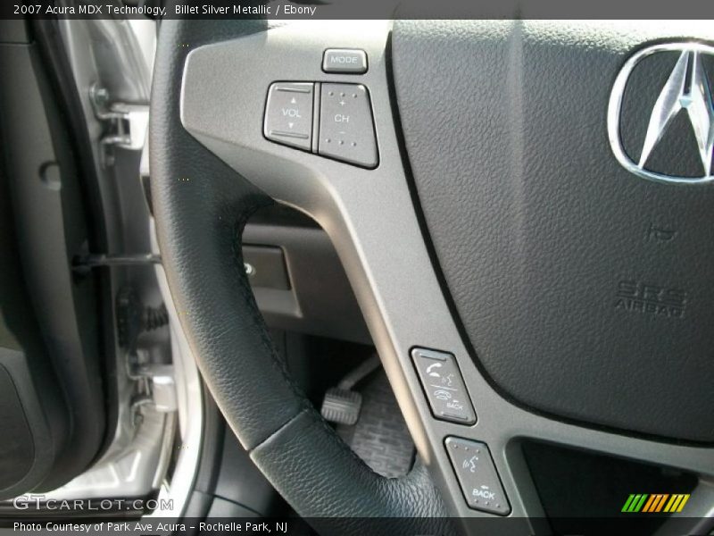 Billet Silver Metallic / Ebony 2007 Acura MDX Technology