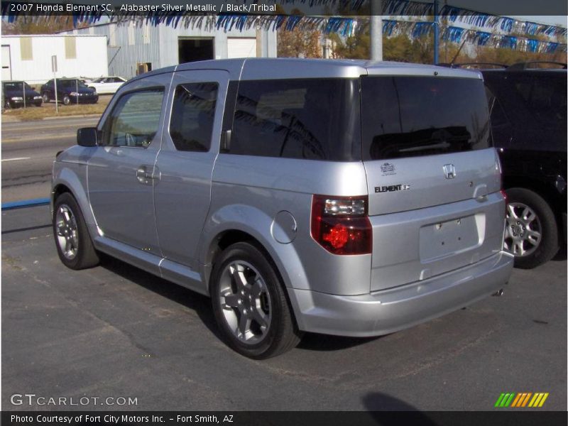 Alabaster Silver Metallic / Black/Tribal 2007 Honda Element SC