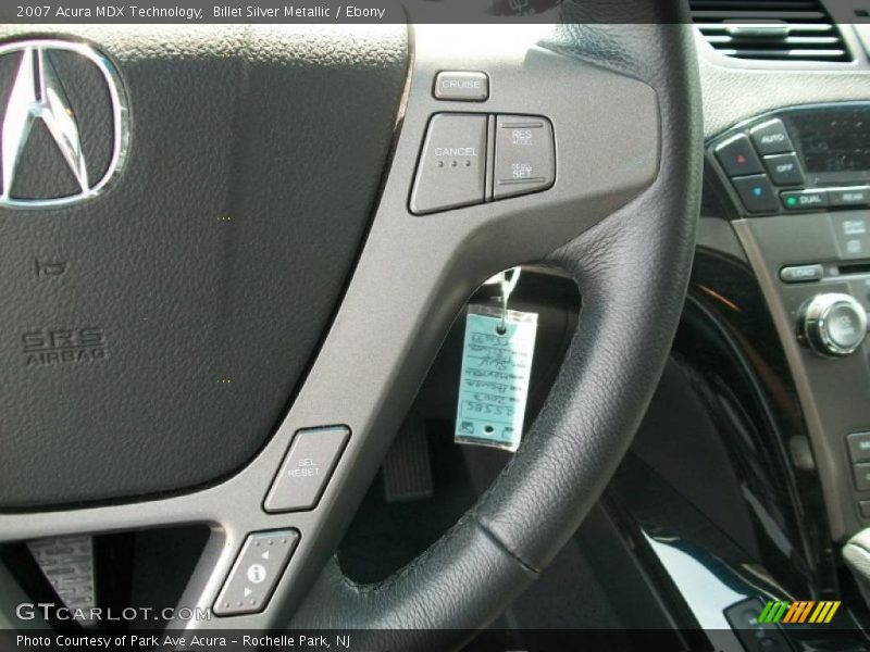 Billet Silver Metallic / Ebony 2007 Acura MDX Technology