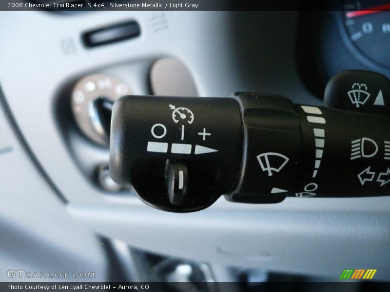 Silverstone Metallic / Light Gray 2008 Chevrolet TrailBlazer LS 4x4