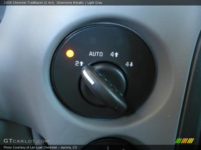 Silverstone Metallic / Light Gray 2008 Chevrolet TrailBlazer LS 4x4