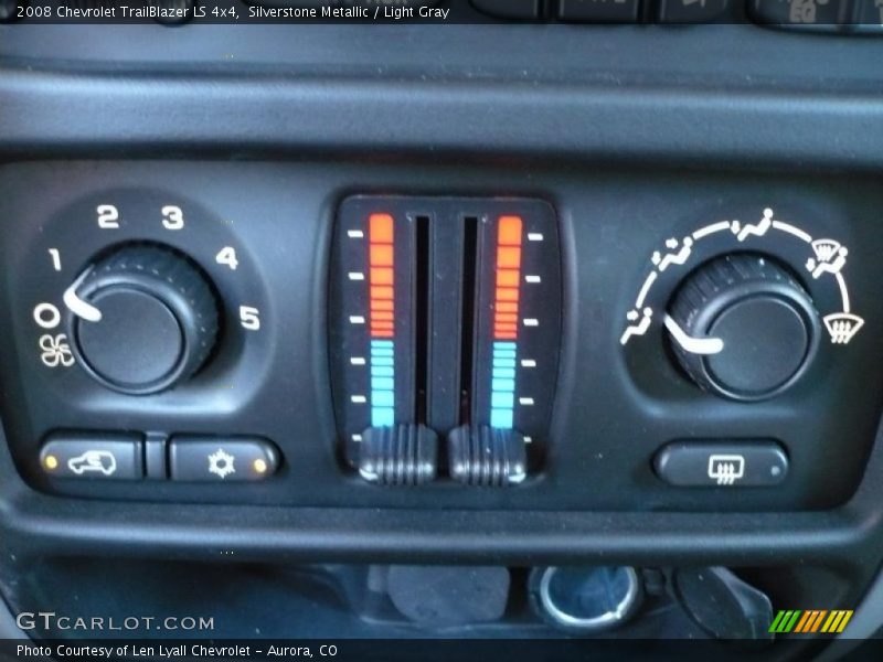 Silverstone Metallic / Light Gray 2008 Chevrolet TrailBlazer LS 4x4