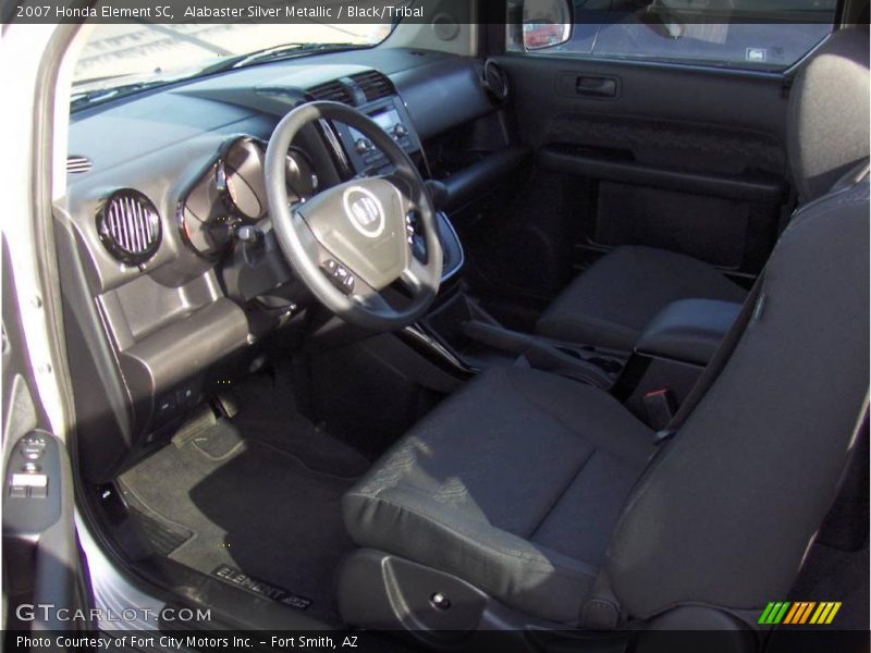 Alabaster Silver Metallic / Black/Tribal 2007 Honda Element SC