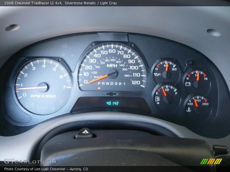 Silverstone Metallic / Light Gray 2008 Chevrolet TrailBlazer LS 4x4