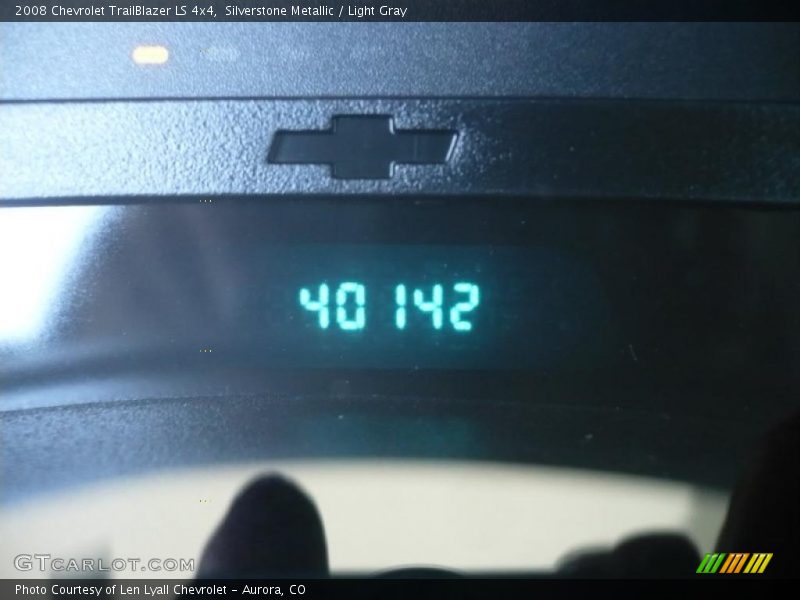 Silverstone Metallic / Light Gray 2008 Chevrolet TrailBlazer LS 4x4