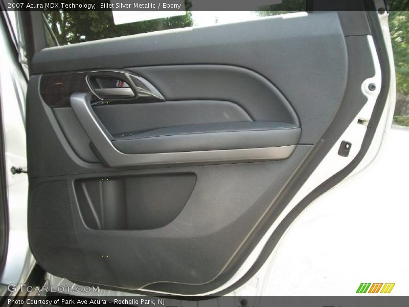 Billet Silver Metallic / Ebony 2007 Acura MDX Technology