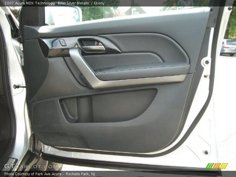 Billet Silver Metallic / Ebony 2007 Acura MDX Technology