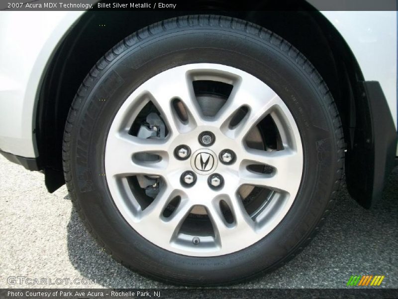 Billet Silver Metallic / Ebony 2007 Acura MDX Technology