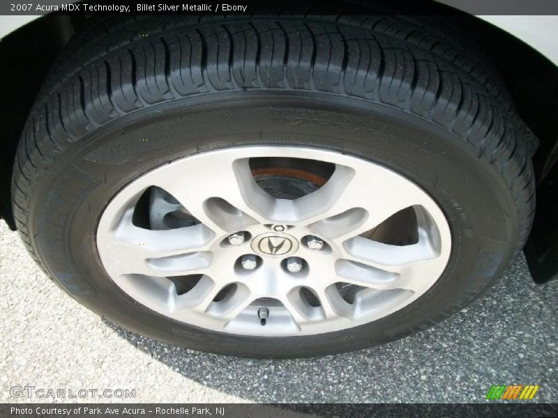 Billet Silver Metallic / Ebony 2007 Acura MDX Technology