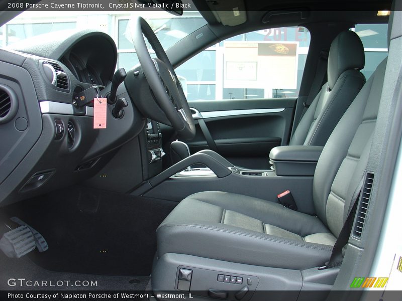 Crystal Silver Metallic / Black 2008 Porsche Cayenne Tiptronic