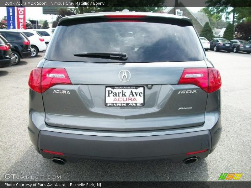 Nimbus Gray Metallic / Ebony 2007 Acura MDX Sport