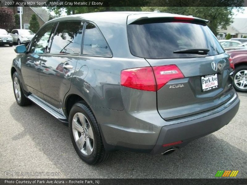 Nimbus Gray Metallic / Ebony 2007 Acura MDX Sport