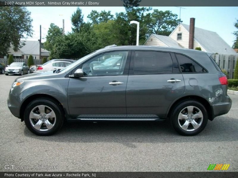 Nimbus Gray Metallic / Ebony 2007 Acura MDX Sport
