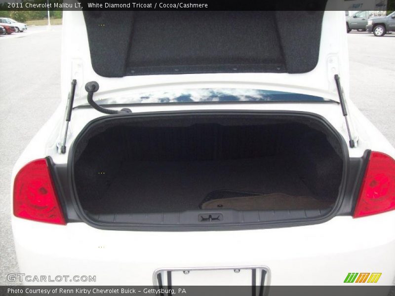 White Diamond Tricoat / Cocoa/Cashmere 2011 Chevrolet Malibu LT