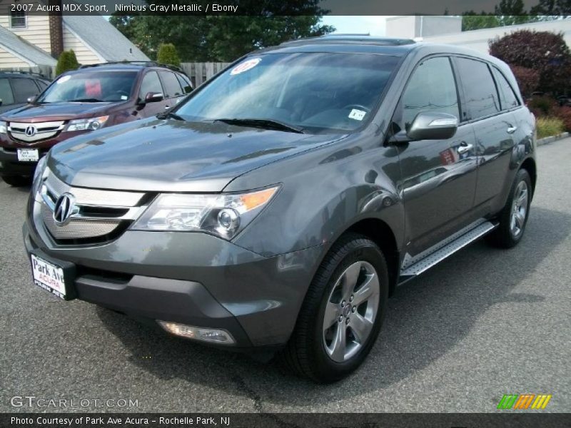 Nimbus Gray Metallic / Ebony 2007 Acura MDX Sport
