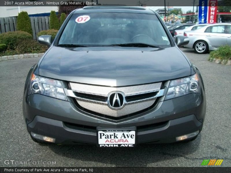Nimbus Gray Metallic / Ebony 2007 Acura MDX Sport