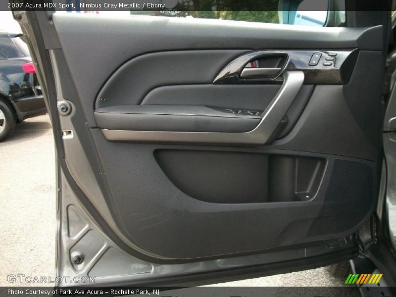 Nimbus Gray Metallic / Ebony 2007 Acura MDX Sport