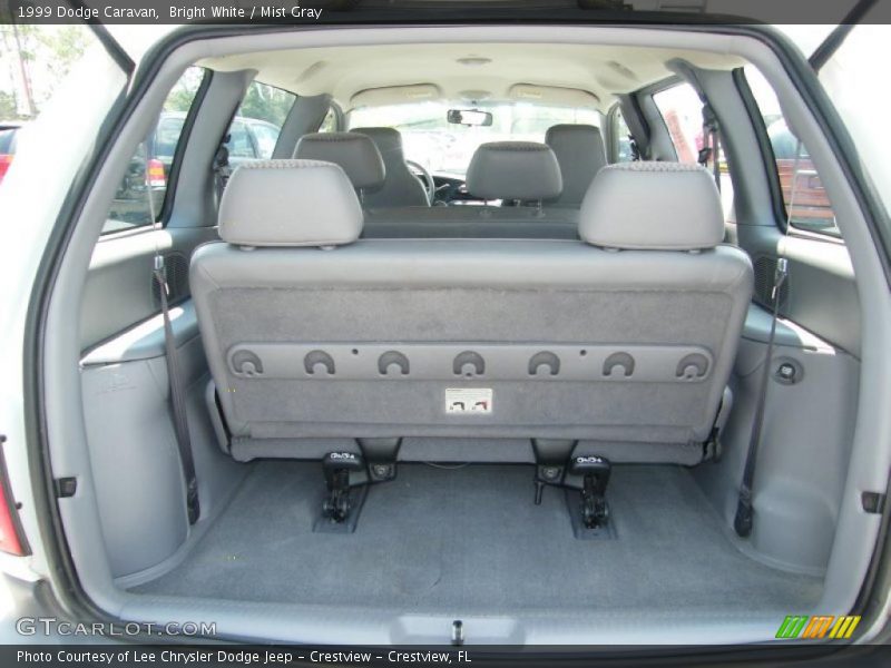 Bright White / Mist Gray 1999 Dodge Caravan