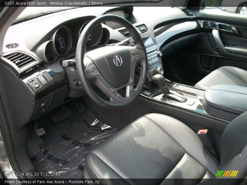 Nimbus Gray Metallic / Ebony 2007 Acura MDX Sport