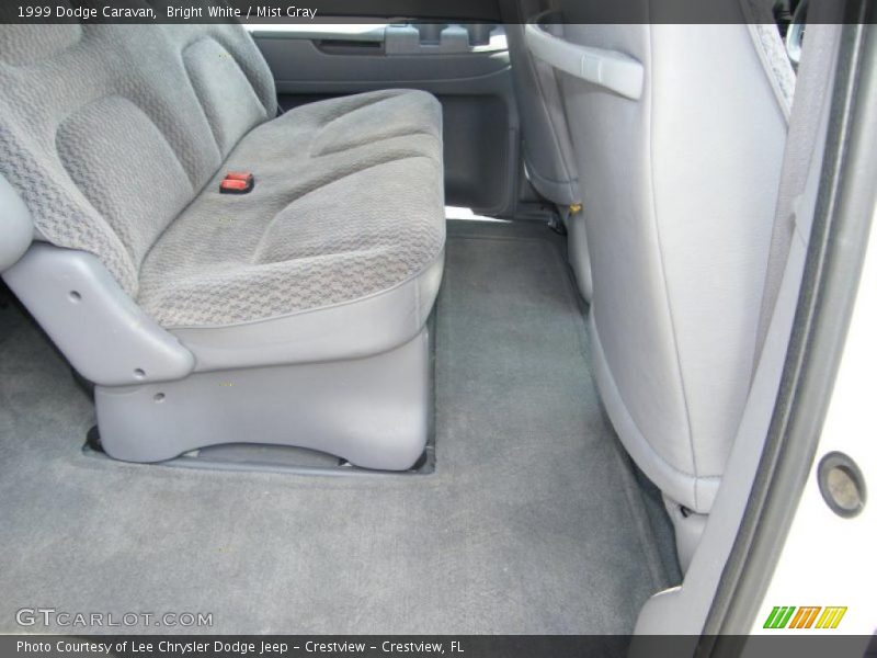 Bright White / Mist Gray 1999 Dodge Caravan