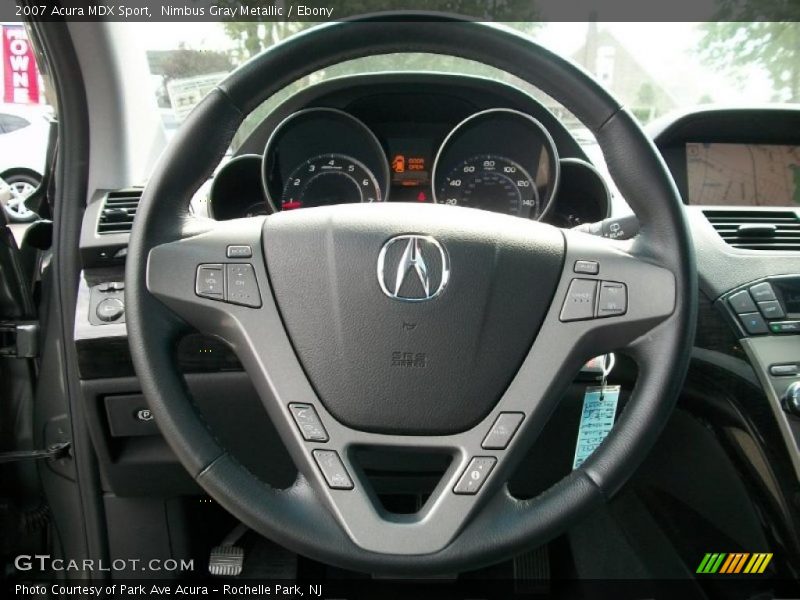 Nimbus Gray Metallic / Ebony 2007 Acura MDX Sport