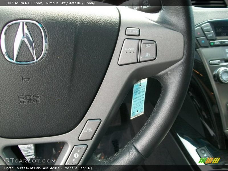 Nimbus Gray Metallic / Ebony 2007 Acura MDX Sport