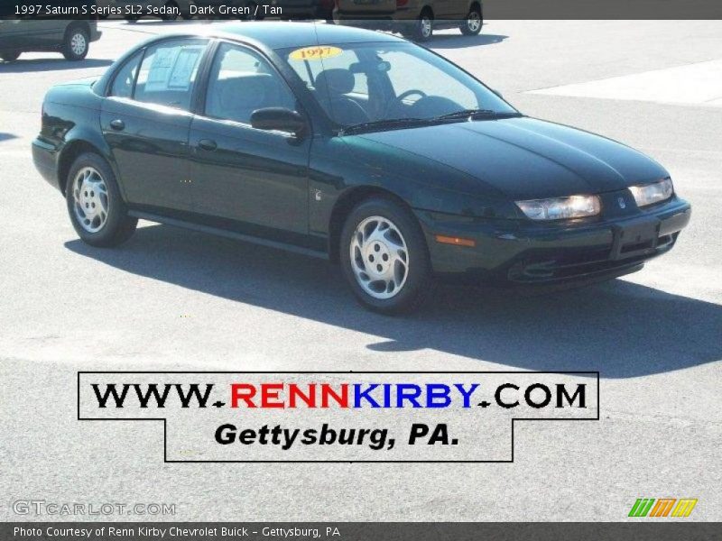 Dark Green / Tan 1997 Saturn S Series SL2 Sedan