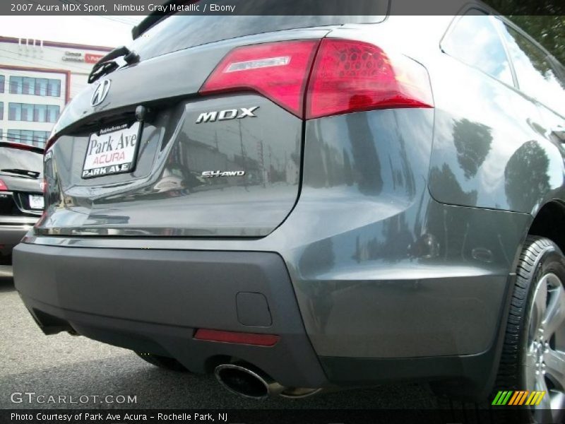 Nimbus Gray Metallic / Ebony 2007 Acura MDX Sport