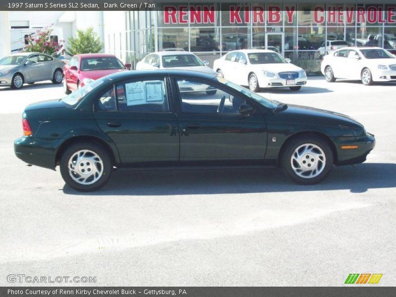 Dark Green / Tan 1997 Saturn S Series SL2 Sedan