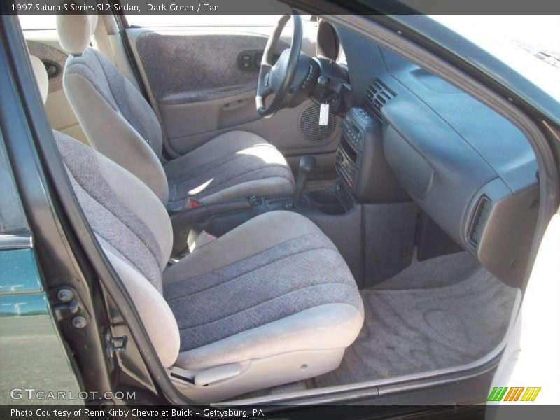 Dark Green / Tan 1997 Saturn S Series SL2 Sedan