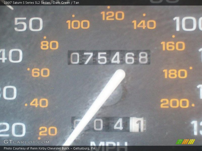 Dark Green / Tan 1997 Saturn S Series SL2 Sedan